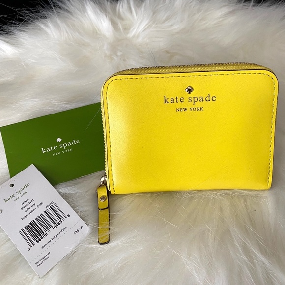 kate spade Handbags - (NWOT) Kate Spade Zip Around Wallet - w/Classic KS Polka Dot Interior